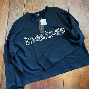 Bebe black sweatshirt